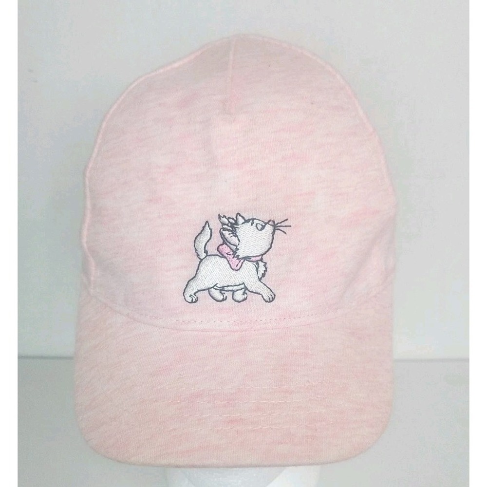 H&M Disney Aristocats Marie embroidered cap light‎ pink Infant Size 12-18 MTHS